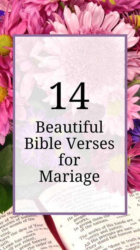 Best 12 14 Beautiful Bible Verses for Marriage – Artofit
