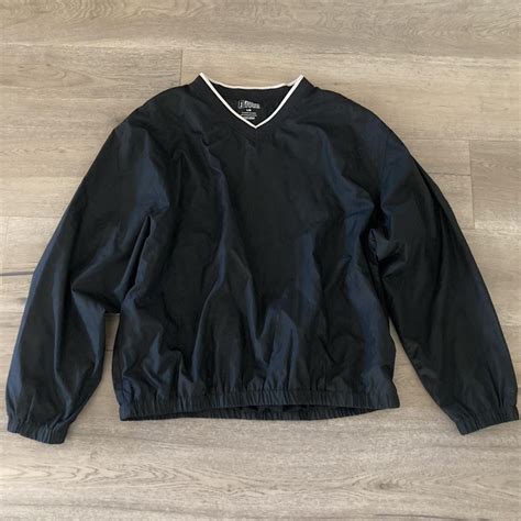 PGA tour black pullover windbreaker - Depop