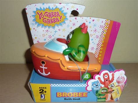 Bathtub Toy ~ Yo Gabba Gabba! Brobee Bath Boat | #1877978723