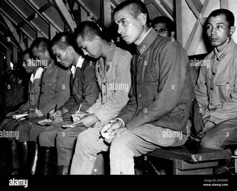 Japanese war crimes trials Black and White Stock Photos & Images - Alamy