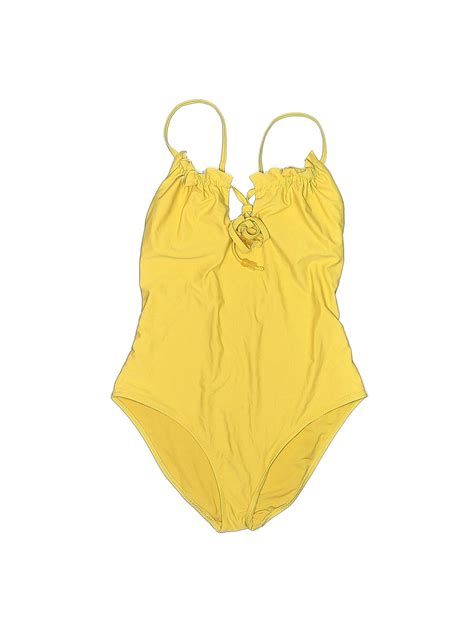 Aerie Solid Tropical Yellow One Piece Swimsuit Size S - 42% off | ThredUp