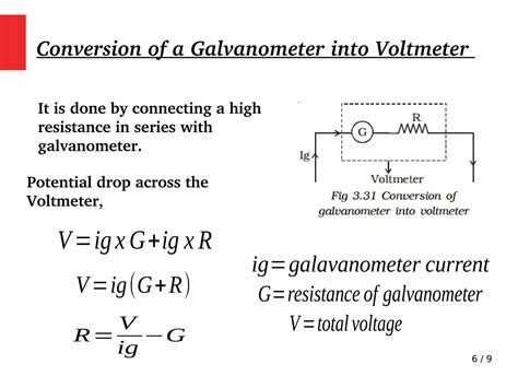 Conversion Of Galvanometer Into Voltmeter