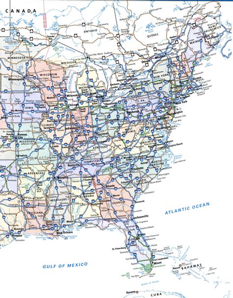 Road Trip Ready: US Map with Interstate Highways