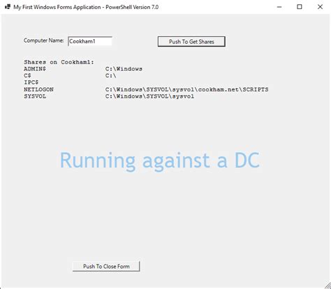 Image result for Windows Form PowerShell
