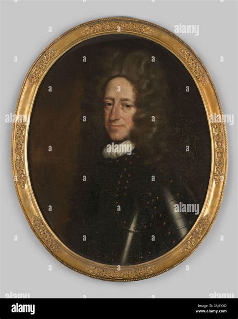This 1675-1699 oil on canvas portrait depicts Johan van Arnhem (1636-1716), a Dutch nobleman ...