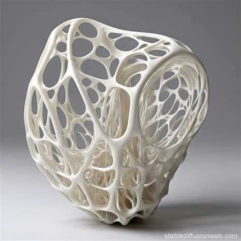 Freeform 3D Printing Artwork | Stable Diffusion Online
