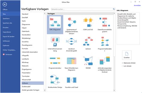 Diagramms in UML Erstellen
