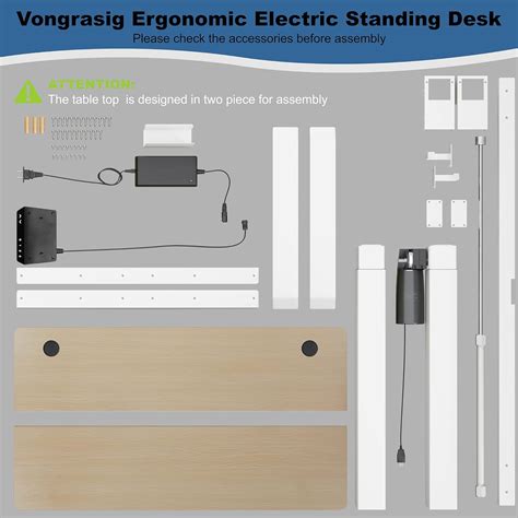 Vongrasig Height Adjustable Electric Standing Desk, India | Ubuy