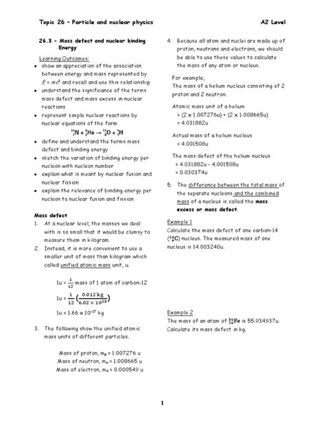 Image result for Mass Defect Graph