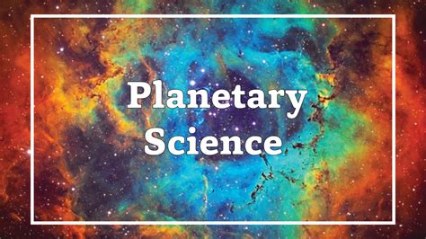 Image result for Planetary Science