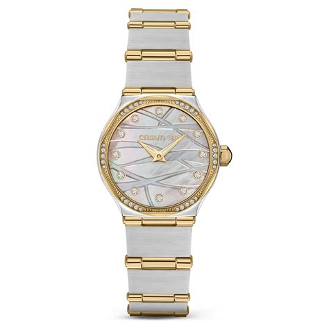 Buy Online Cerruti 1881 Quartz Analog Mother of Pearl Dial Stainless ...