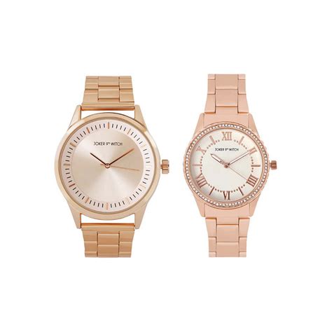 Buy Joker & Witch White Marianne & Connel Couple Watches - JWJCW439 (M ...