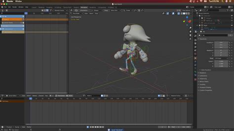 Rigify to Unity 的图像结果