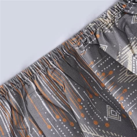 Buy MASPAR Sensory Bloom Cotton 144TC Geometric Print 3Pcs King Fitted ...