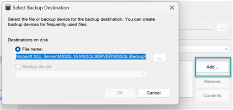 Image result for MS SQL SSMS Backup to Local Drive
