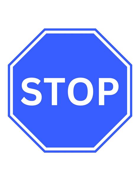 Image result for Free Editable Stop Sign Template