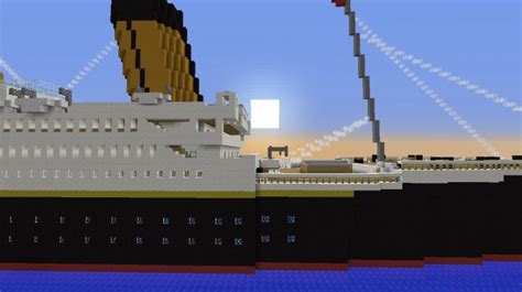 Image result for Titanic Build Minecraft Tutorial