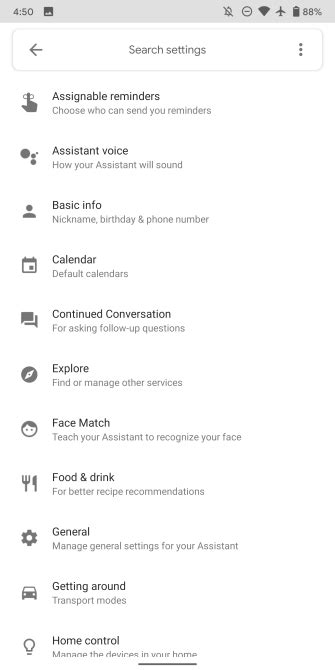 Nuova UI della sezione "dispositivi" di Google Assistant