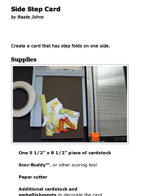 Side Step Card Tutorial 的图像结果
