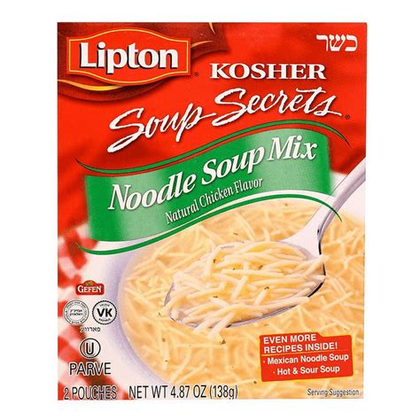 Product Of Lipton Kosher Chicken Noodle Soup 4 pk. 4.3 oz. - Walmart.com