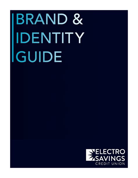 Electro Savings Credit Union Brand & Identity Guide on Behance
