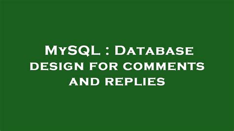 Image result for Remark MySQL