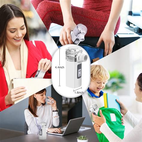 Buy Portable Nebulizer Handheld Mesh Nebulizer Machine for Adults Steam ...