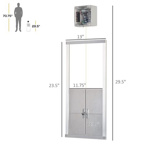 Buy PawHut Automatic Chicken Coop Door with Timer & Light Sensor, Multi ...