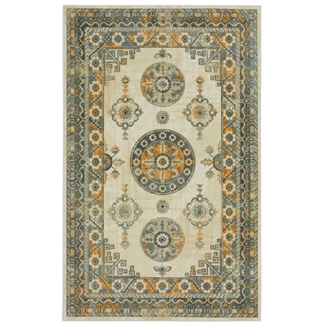 Mohawk Home Prismatic 4 x 6 Orange Indoor Border French Country Area ...