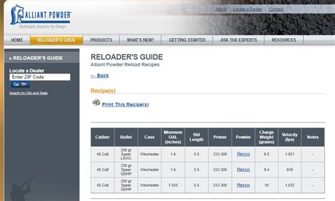 Image result for 45 Colt Load Data
