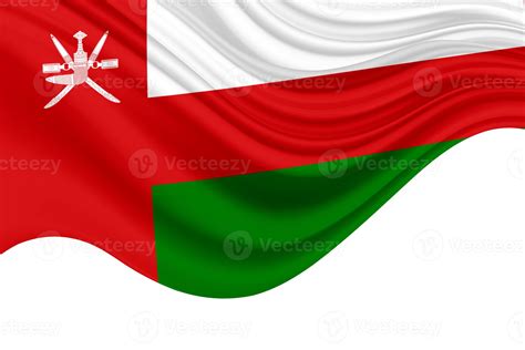 Sultanate of oman flag on a white background 11063448 Stock Photo at ...