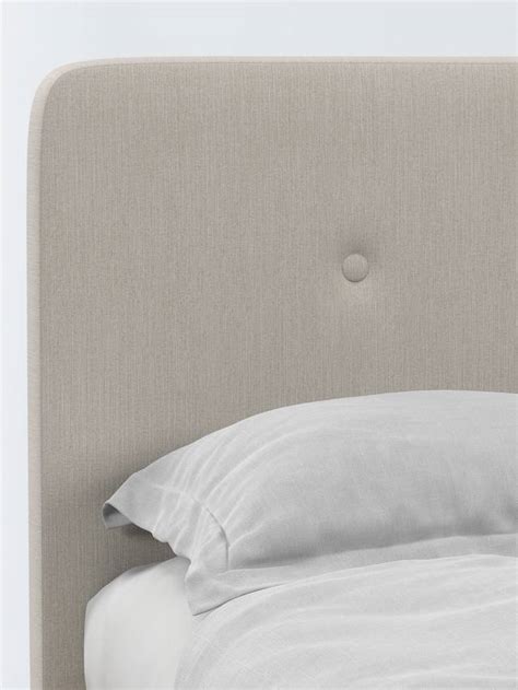 John Lewis Nancy Kitami Bed Frame, King Size, Cotton Effect Beige