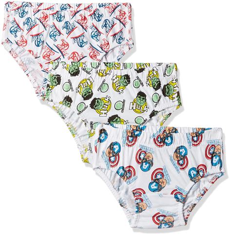 Marvel Boys' Underpants Set (Pack of 3) (BD16-422AKIUW3P_Multi_7/8 ...
