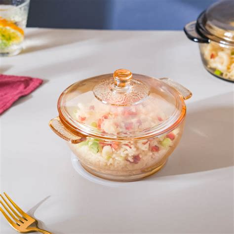 Glass Bowl With Lid