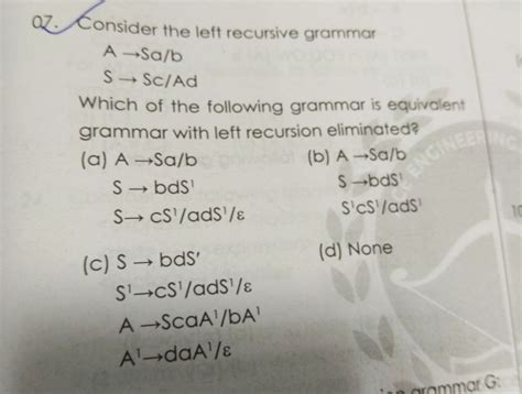 Left Recursion Program in C 的图像结果