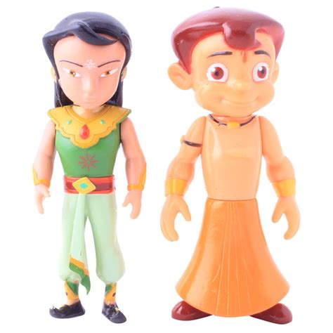 Buy Chhota Bheem Plastic 2 in 1 Arjun & Bheem Action Figure (Multicolor ...
