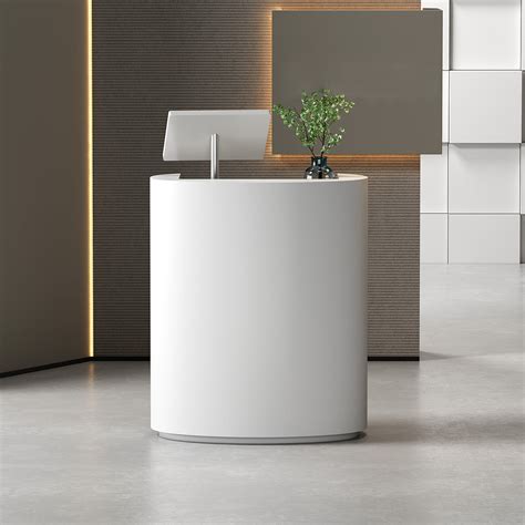 Curved Reception Desk