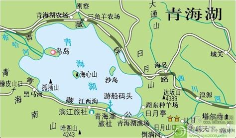 环青海湖地图(图文) - 美骑网|Biketo.com