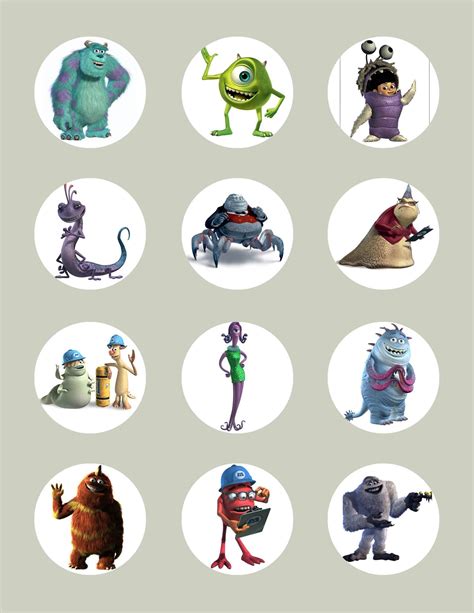Monsters Inc Characters Names List