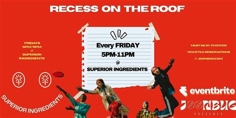 RECESS ON THE ROOF @ SUPERIOR INGREDIENTS ROOFTOP, Superior Ingredients ...
