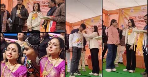 Hema Malini trolled for rude expression sports event; fans defend, say ...