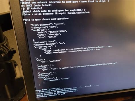 Image result for Arch Linux Install Script