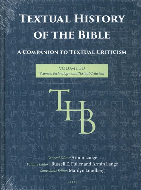 Buy A Companion to Textual Criticism: Science, Technology, and Textual ...