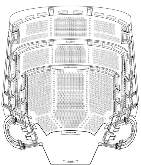 Warner Theatre Seating Chart