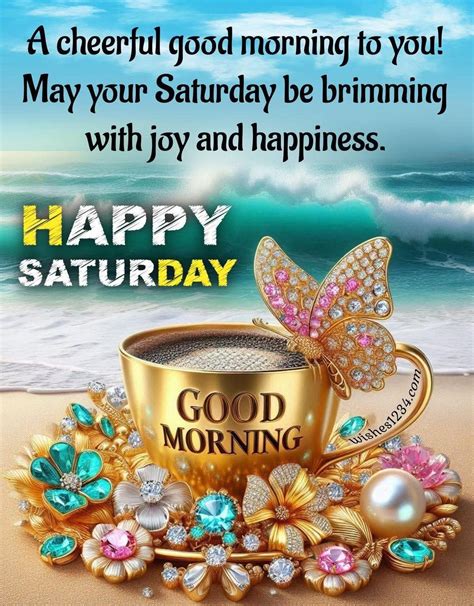 Pin by Pamela Neis on good mornings | Good morning happy saturday, Good ...