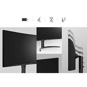 LG 34" Curved UltraWide™ WQHD Monitor (3440 x 1440 Pixel) HDR 10, Color ...