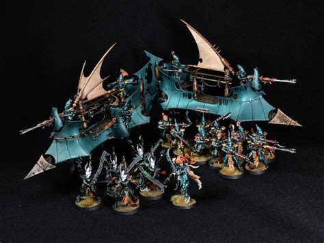 Raider + ravager finished, combat patrol complete! : r/Drukhari