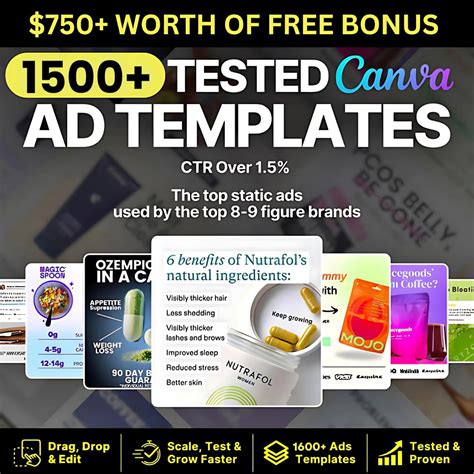 1500+ Proven Static Ads Template | PLR/MRR Resell Rights – Bi Deals