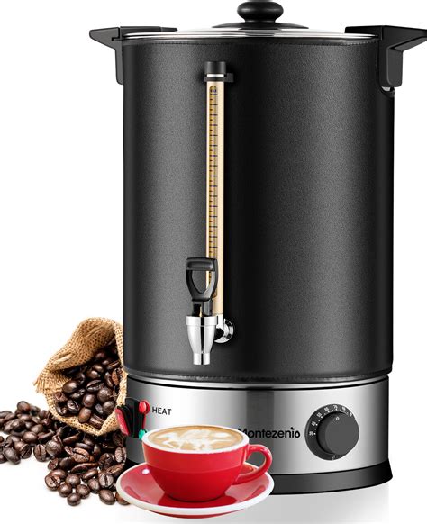 Tsukiko 100 Cup Commercial Coffee Urn with Temp Control, 1200W Extra ...