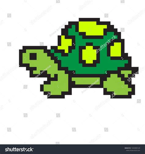 Tuyệt tác nghệ thuật cute turtle pixel art Thú vị và độc đáo